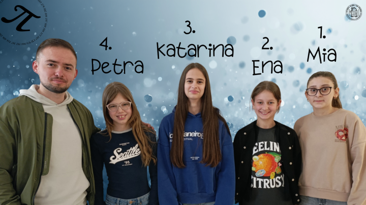 Natjecanje u recitiranju broja pi – Mia Knezović (9.b) najbolja