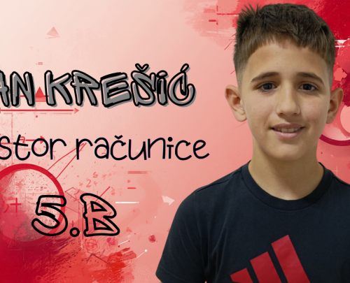 IVAN KREŠIĆ 5.b – odličan na matematičkome natjecanju